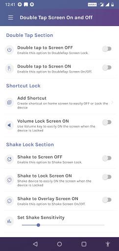 Double Tap Screen On and Off - - Image screenshot of android app