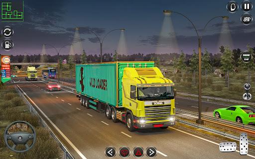 Truck Driving Cargo Truck Game - Gameplay image of android game