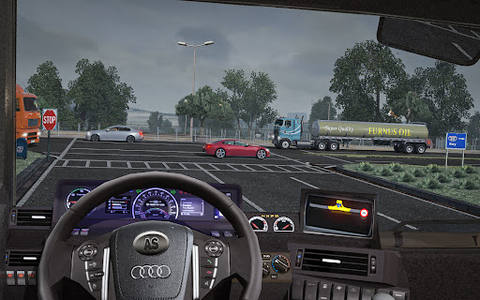 Euro Truck Driving Sim 3D - عکس بازی موبایلی اندروید