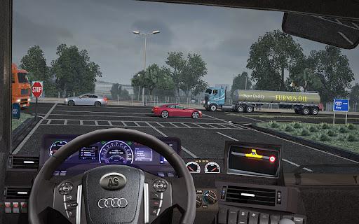 Truck Driving Cargo Truck Game - Gameplay image of android game