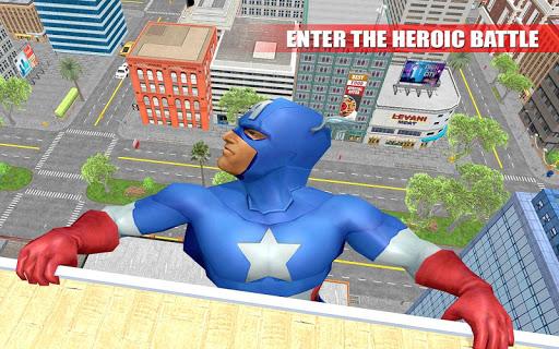 Miami Rope Hero Street Gangster Crime Simulator - Gameplay image of android game