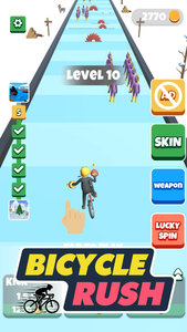 Bike Rush 3D: Slap and Run - Gameplay image of android game