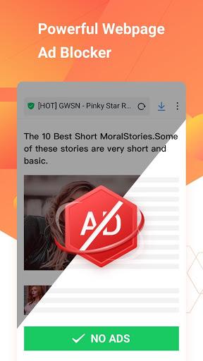 APUS Browser-Private & Fast - Image screenshot of android app