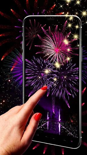 Fireworks APUS Launcher live wallpaper - Image screenshot of android app