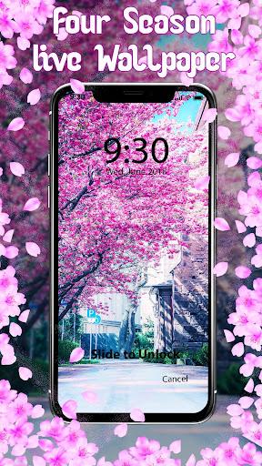 Four Season APUS Live Wallpaper - Image screenshot of android app