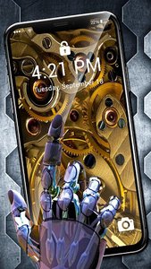 Mechanical Gear Apus Live Wallpaper For Android Download Cafe Bazaar