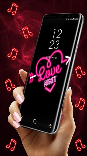 Neon Mouth Light APUS Live Wallpaper - Image screenshot of android app