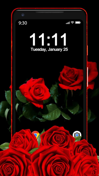 Red Rose APUS Live Wallpaper - Image screenshot of android app