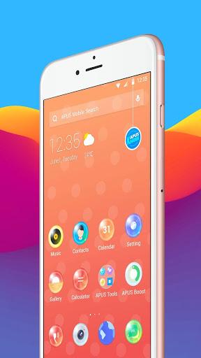 Round Colorful Ball Box --APUS Launcher theme - Image screenshot of android app