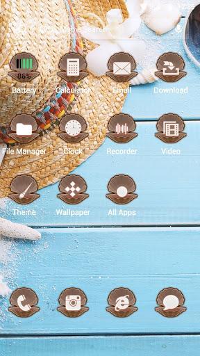 A Teardrop To The Sea theme - Image screenshot of android app