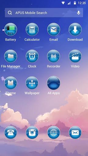 sunset-APUS Launcher theme - Image screenshot of android app
