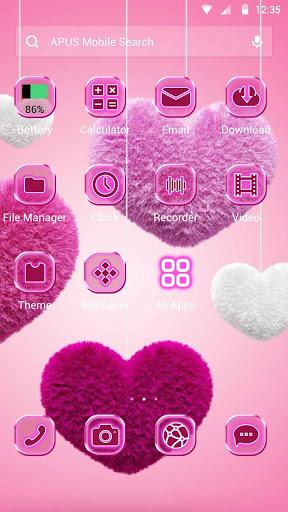 Sweetheart-APUS Launcher theme - Image screenshot of android app