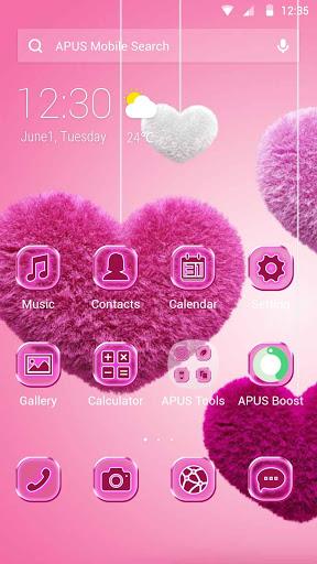Sweetheart-APUS Launcher theme - Image screenshot of android app