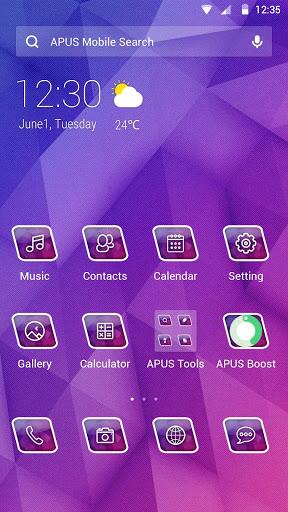 Colorfu-APUS Launcher theme - Image screenshot of android app