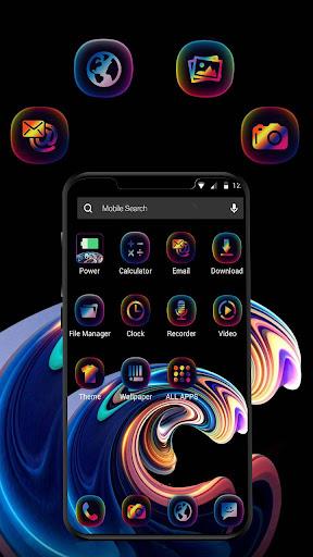 Colorfull APUS Launcher Theme - Image screenshot of android app