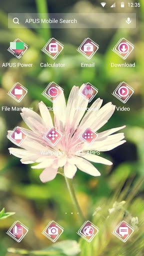 Daisy-APUS Launcher theme - Image screenshot of android app