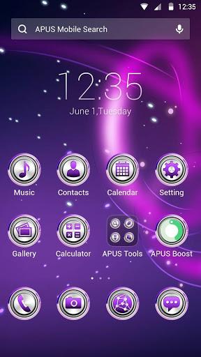 Dazzling-APUS Launcher theme - Image screenshot of android app