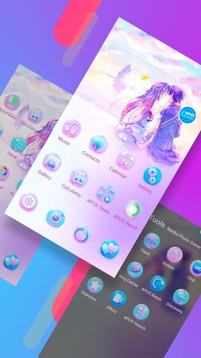 Fantastic Love-APUS Launcher free fashion theme - Image screenshot of android app