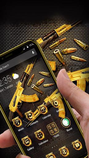 AK47 Gun APUS Launcher Theme - Image screenshot of android app
