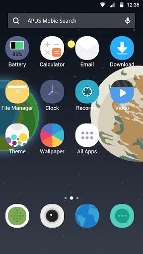 Home Planet theme for APUS - عکس برنامه موبایلی اندروید