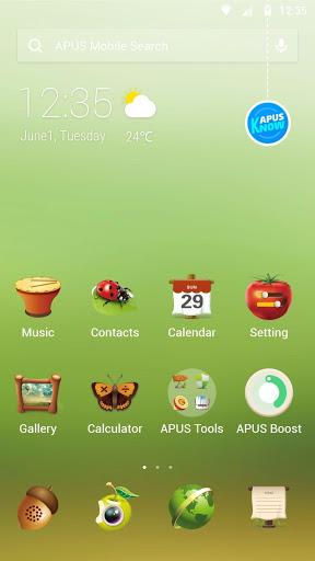 Jungle-APUS Launcher theme - Image screenshot of android app