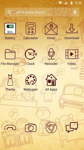 Life Time theme for APUS - Image screenshot of android app