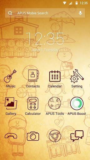 Life Time theme for APUS - Image screenshot of android app