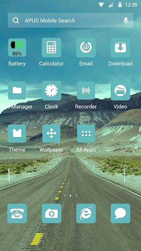 journey-APUS Launcher theme - Image screenshot of android app