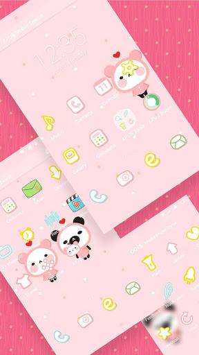 Cute Panda Baby theme & HD wallpapers - Image screenshot of android app