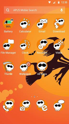 Mischievous Skull APUS theme - عکس برنامه موبایلی اندروید