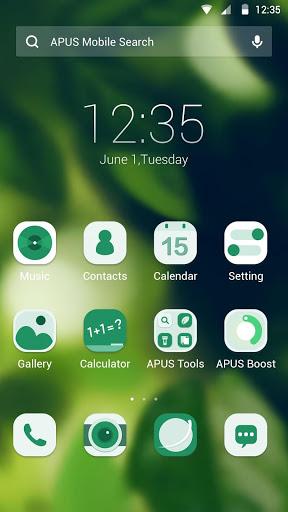 Natural-APUS Launcher theme - Image screenshot of android app