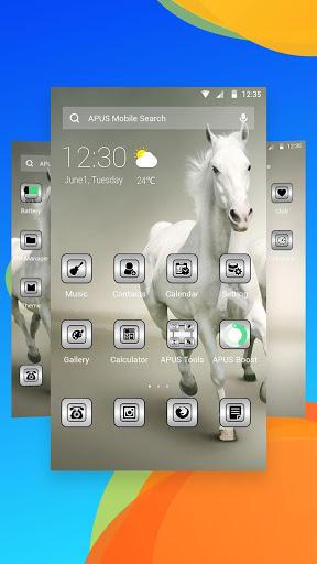 Pure|APUS Launcher theme - Image screenshot of android app