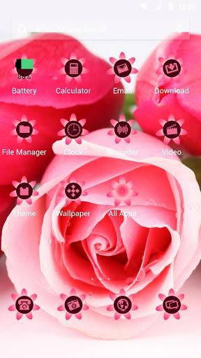 Rosa-APUS Launcher theme - Image screenshot of android app