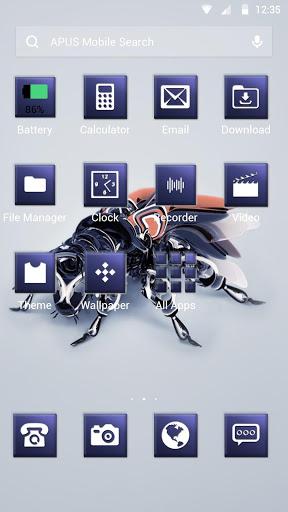 Science-APUS Launcher theme - Image screenshot of android app