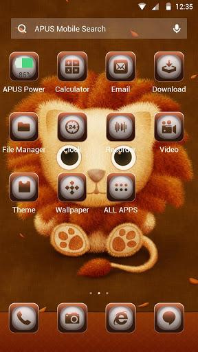 Smart Lion-APUS Launcher theme - Image screenshot of android app