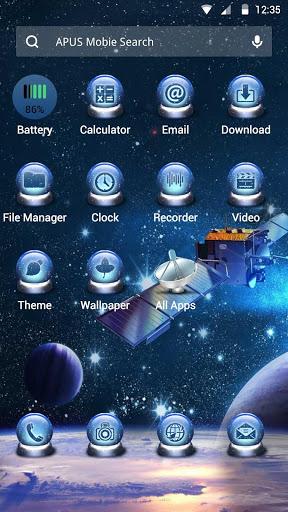Space Travel theme for APUS - Image screenshot of android app