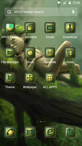 Forest-APUS Launcher theme - Image screenshot of android app