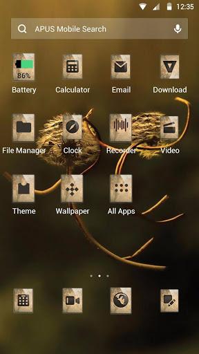 Dandelion-APUS Launcher theme - عکس برنامه موبایلی اندروید