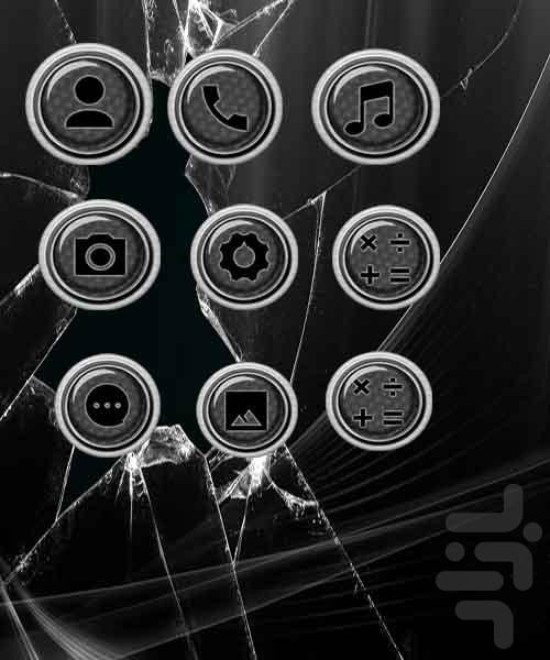 glassbroken Theme - Image screenshot of android app