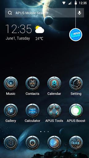 Magic mental universe-APUS Launcher theme - Image screenshot of android app