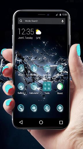 Water Drop APUS Launcher Theme - Image screenshot of android app