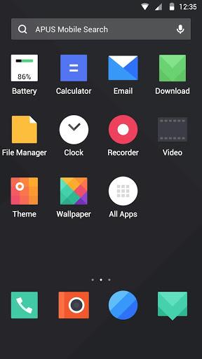 WAVE OS them for APUS - Image screenshot of android app