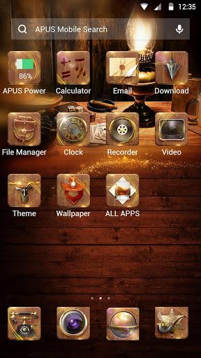 Western cowboy style launcher theme - Image screenshot of android app