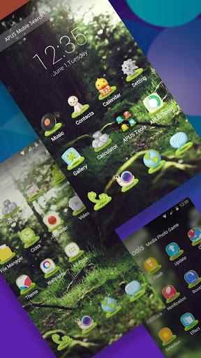 Green Fairy Tale Forest theme & wallpapers - Image screenshot of android app
