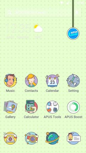 Young Club-APUS Launcher theme - Image screenshot of android app