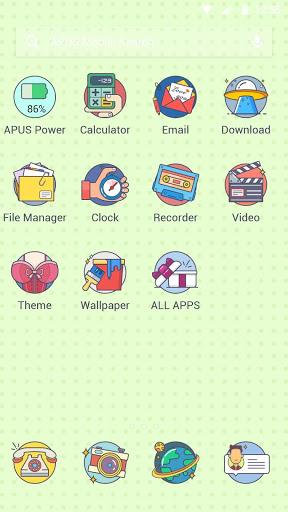 Young Club-APUS Launcher theme - Image screenshot of android app