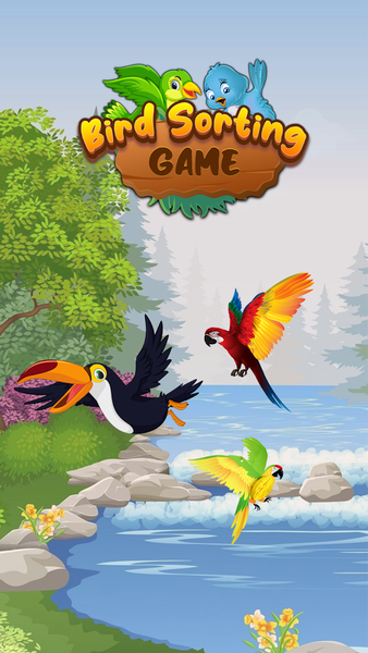 Birds Sort Color- Puzzle Games - Gameplay image of android game