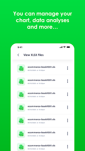 Xlsx File Reader & Xls Viewer - عکس برنامه موبایلی اندروید