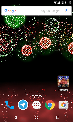 New Year 2023 Fireworks 4D - Image screenshot of android app