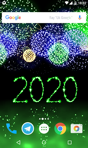 New Year ۲۰۲۳ Fireworks ۴D - عکس برنامه موبایلی اندروید